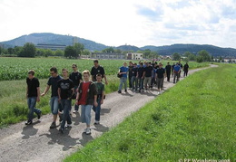 Wandertag der Jugendfeuerwehr zum Brandschutztag Hemsbach