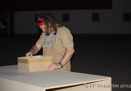 Bilder vom Bau des Sommertagswagen der JF Weinheim  2012  14 