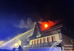 Einsatz Gebäudebrand Ulmenweg