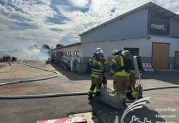 Einsatz Brand Container/Hütte