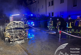Einsatz Pkw Brand