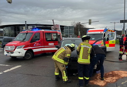 Einsatz Verkehrsunfall Ebert-Kreuzung