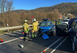 Einsatz Verkehrsunfall B38