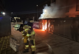 Einsatz Mülltonnenbrand
