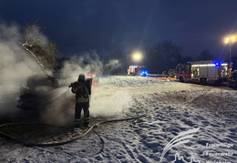 Einsatz Pkw Brand