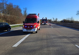 Einsatz Verkehrsunfall BAB5